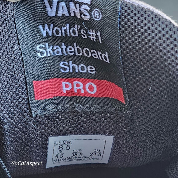 Vans Pro Kyle Walker Wafflecup Low Top Purple Skater Shoes Men's Size 6.5 - Picture 8 of 8